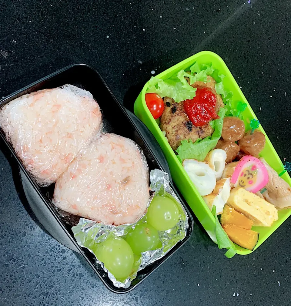 Snapdishの料理写真:#遠足 #ハンバーグ #弁当|ようこぴょんさん