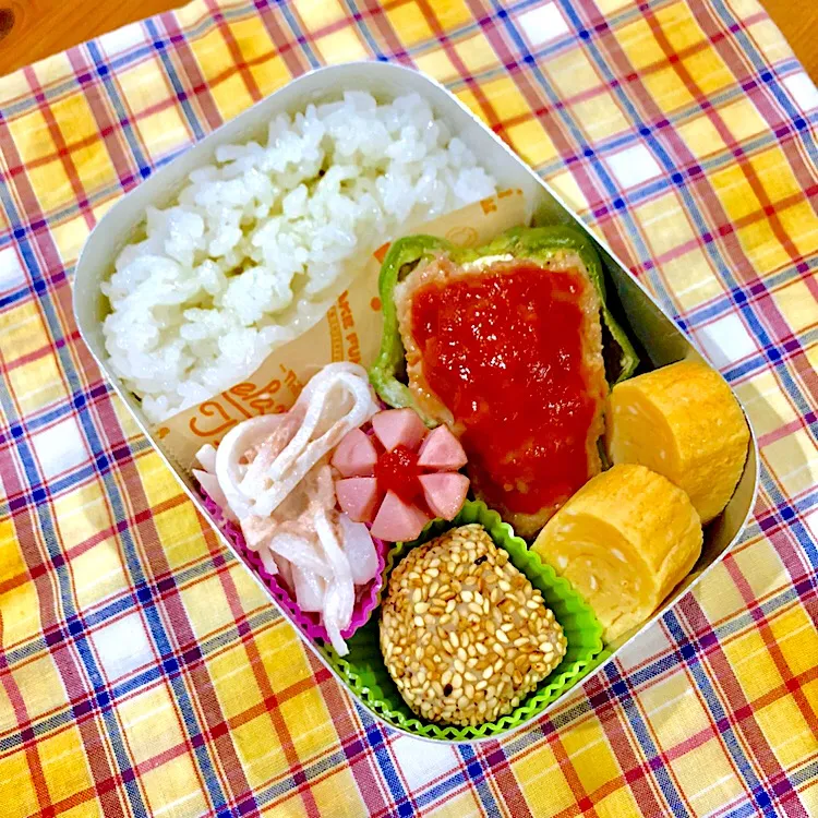 ピーマンの肉詰め弁当|sappyさん