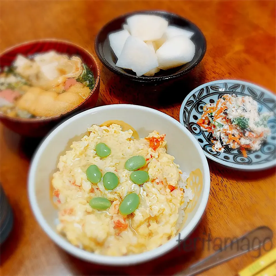 Snapdishの料理写真:カニ玉丼|teritamagoさん