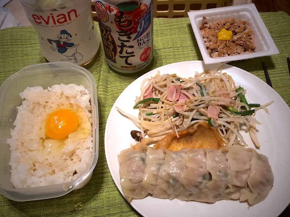 連結自家製餃子定食 羽根つき失敗|いちさん