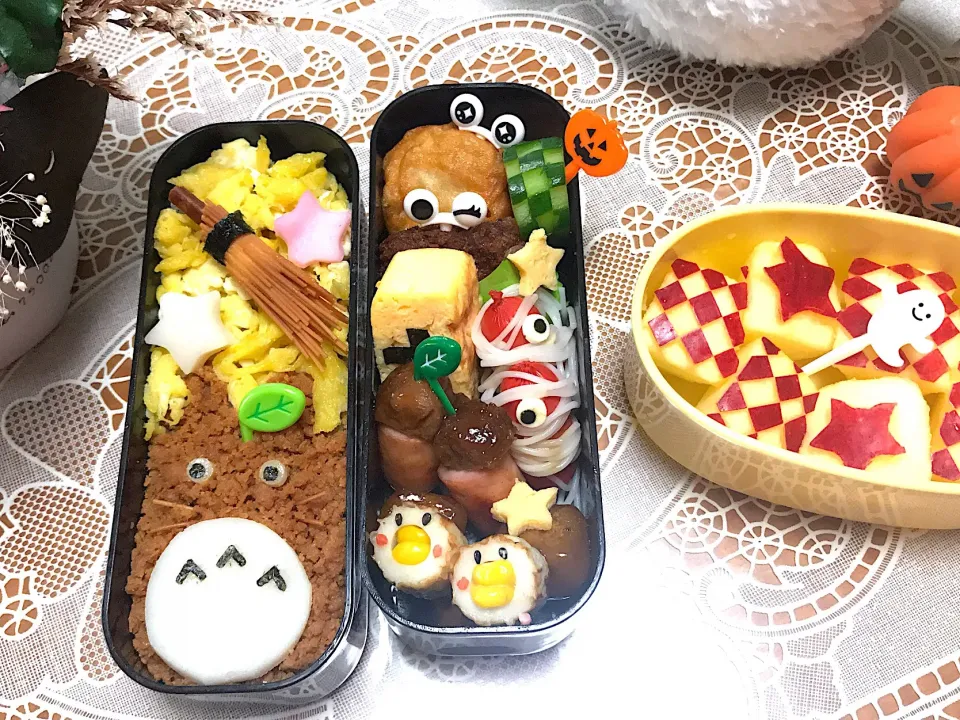 トトロハロウィンそぼろ弁当🎃

 #トトロ弁当  #そぼろ弁当  #ハロウィン弁当  #中学生女子弁当  #娘弁当  #ハロウィン料理  #ハロウィン|makoさん