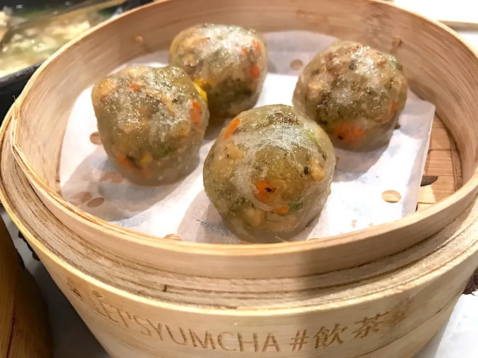 Naked vegetables dumplings (black truffle)|Sky Blueさん