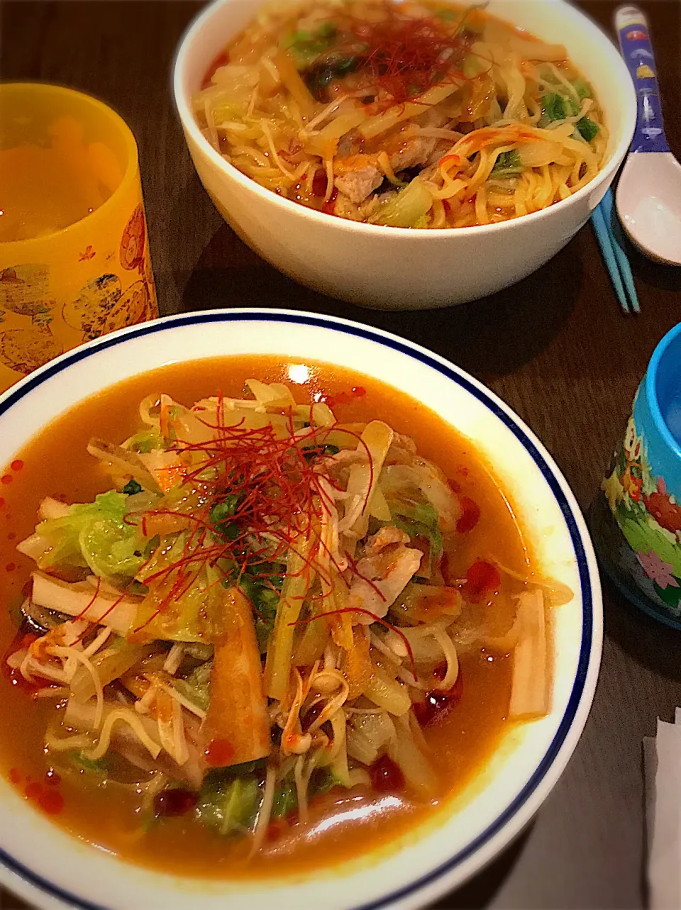 麻辣火鍋麺🍜🌶🔥  糸切り唐辛子のせ🌶|ch＊K*∀o(^^*)♪さん