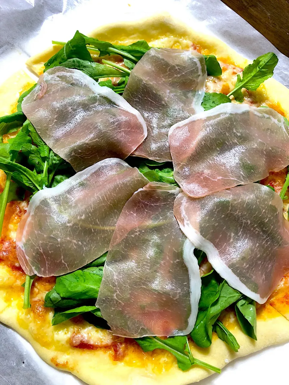 Homemade pizza Rocket and Prosciutto🍕|aястасияさん