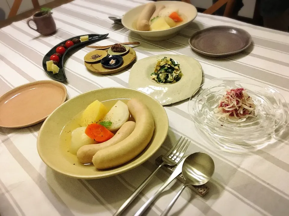 Snapdishの料理写真:日曜日の晩ごはん #ポトフ|ちびワビさん