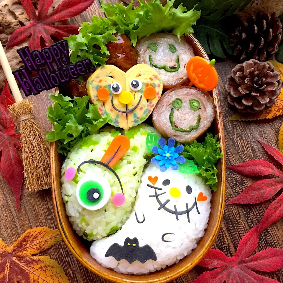 #まが玉おむすび
 #ハロウィン弁当|кιкυさん