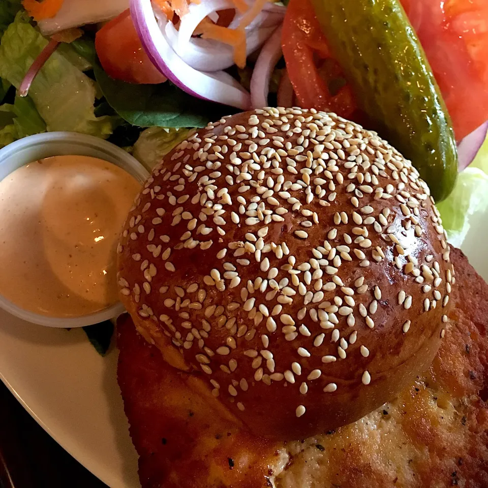 Salmon burger|kayoさん