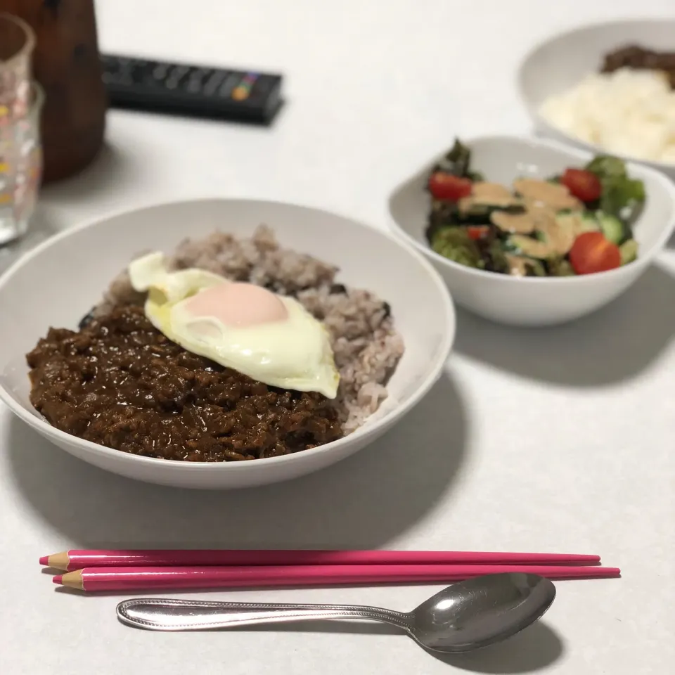 Snapdishの料理写真:キーマカレー|ひかぽんさん