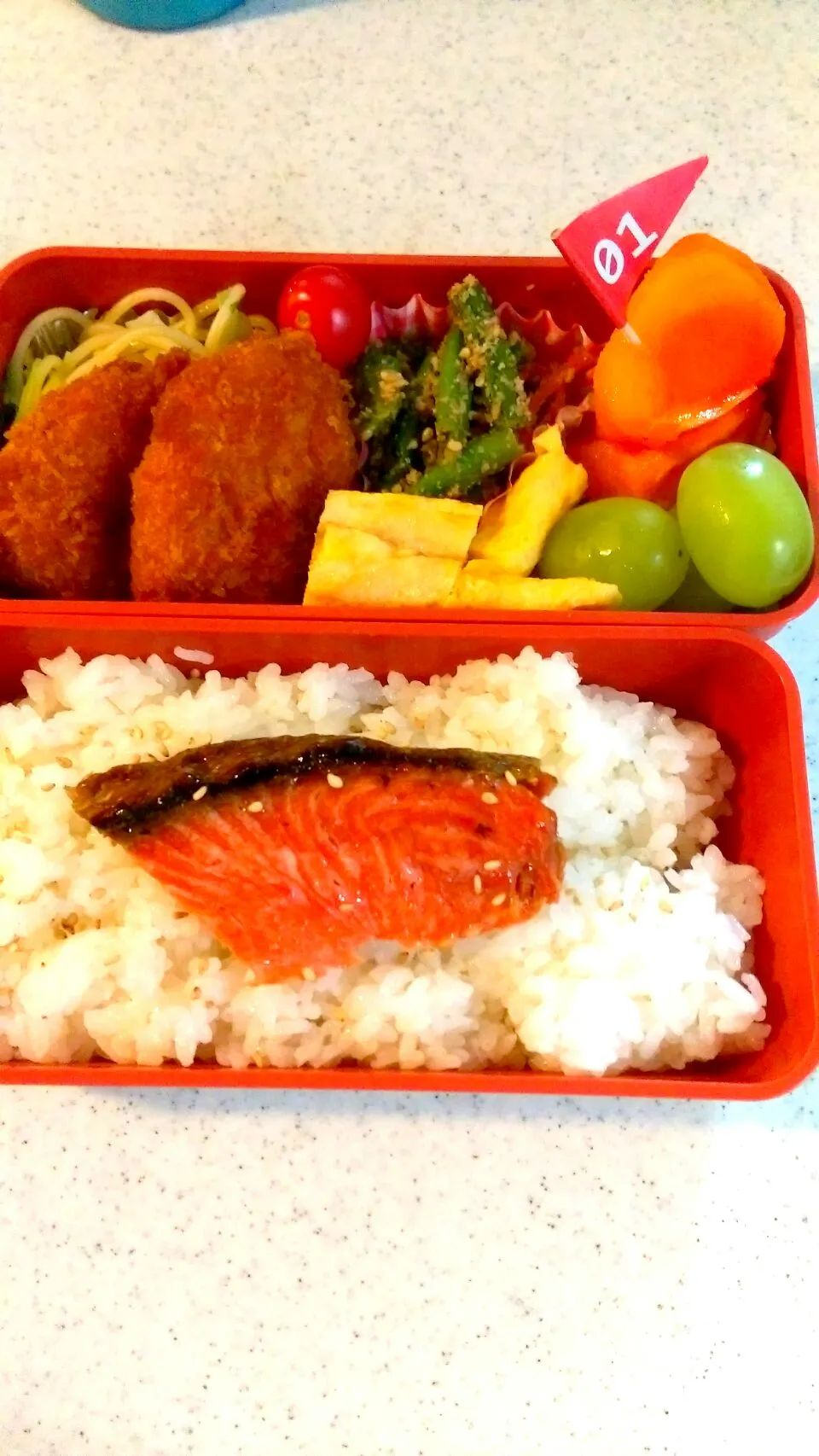 今日の息子のお弁当🍱
（高1）|けーこさん