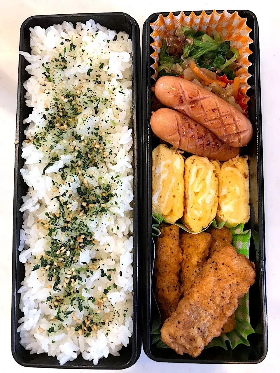 Snapdishの料理写真:2018.10.22 (月) 旦那様のお弁当🍱|あっきーよさん