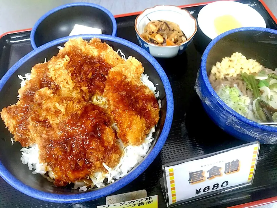 ソースカツ丼＆半そばセット|nyama1さん