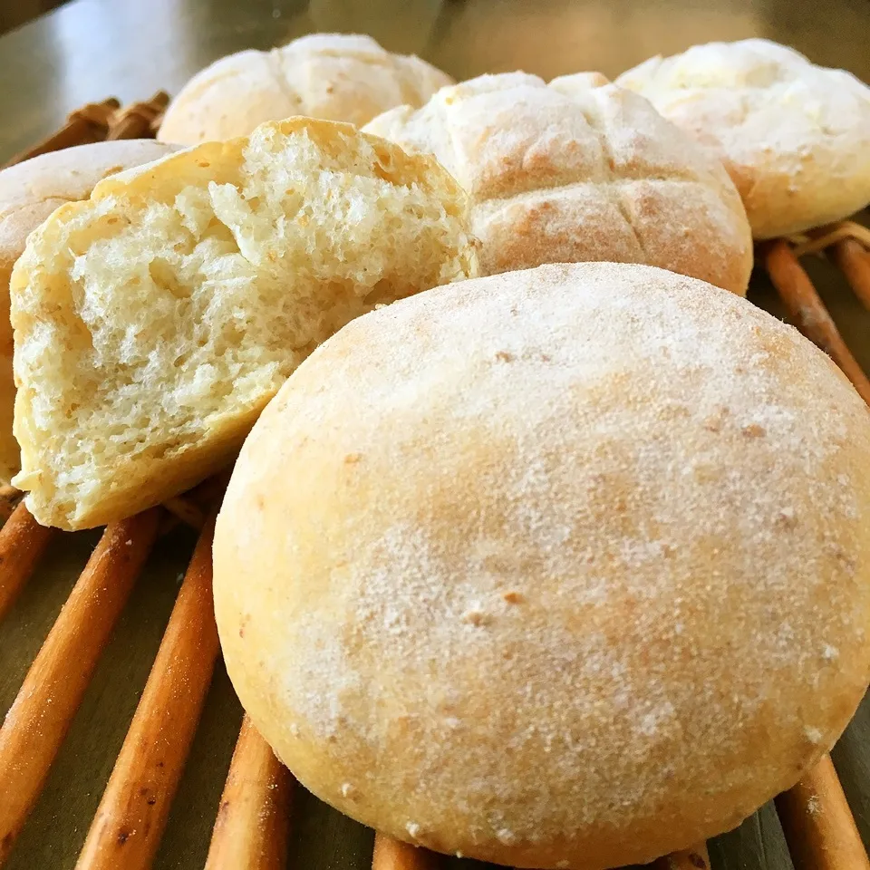 Snapdishの料理写真:ふわもち ポテトライ麦パン|9421beruさん