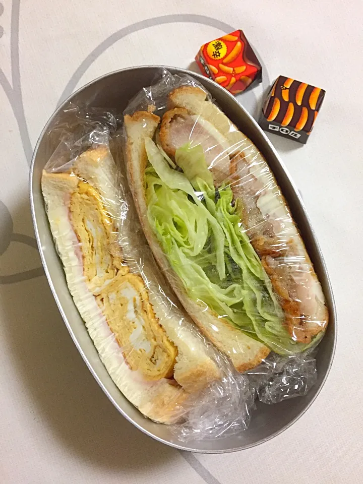 Snapdishの料理写真:20181023姉弁当。調理実習だから少なめで良いって事で…。|hanakoさん