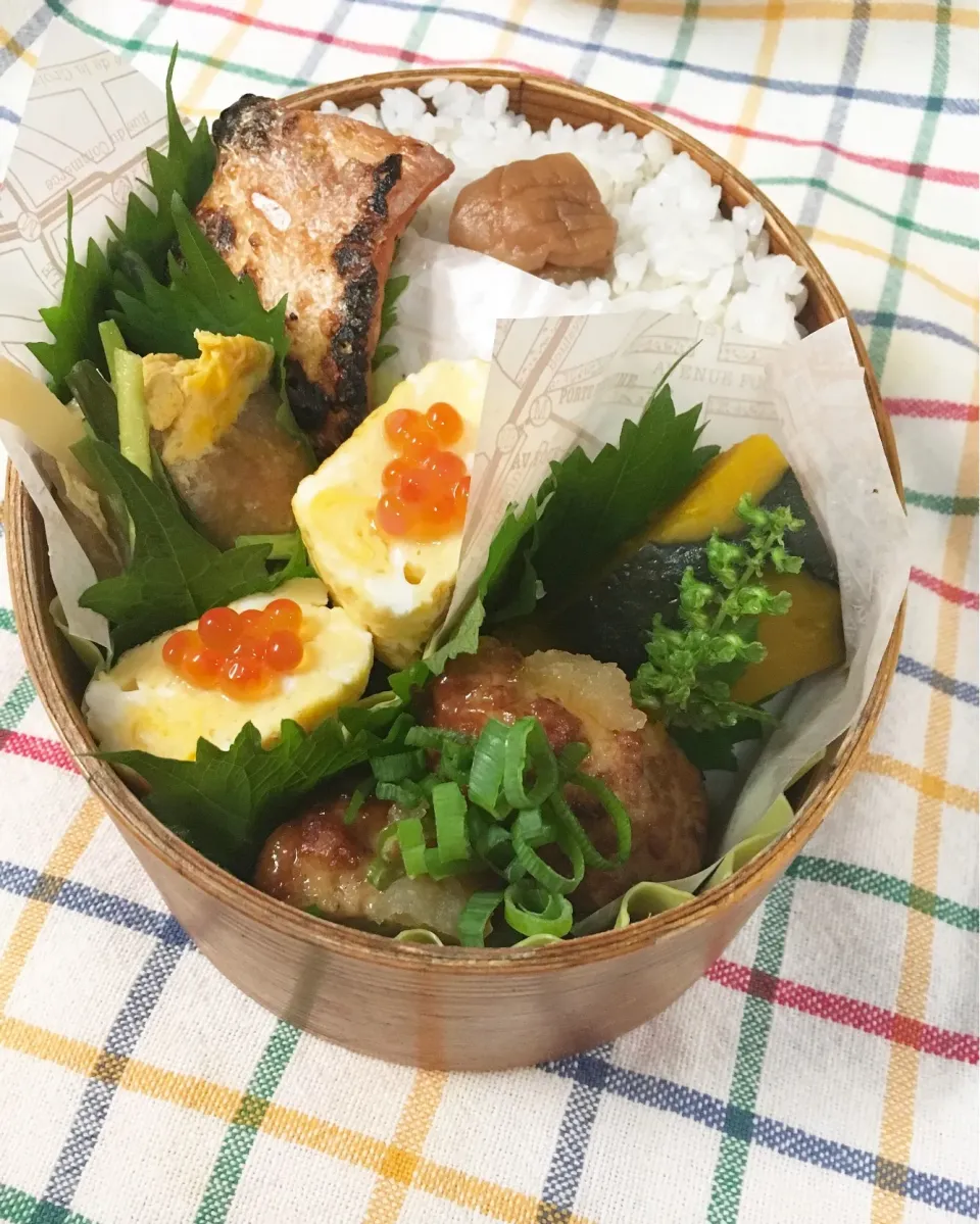 今日のパパ弁当は和食わっぱ弁当♪|key♪さん