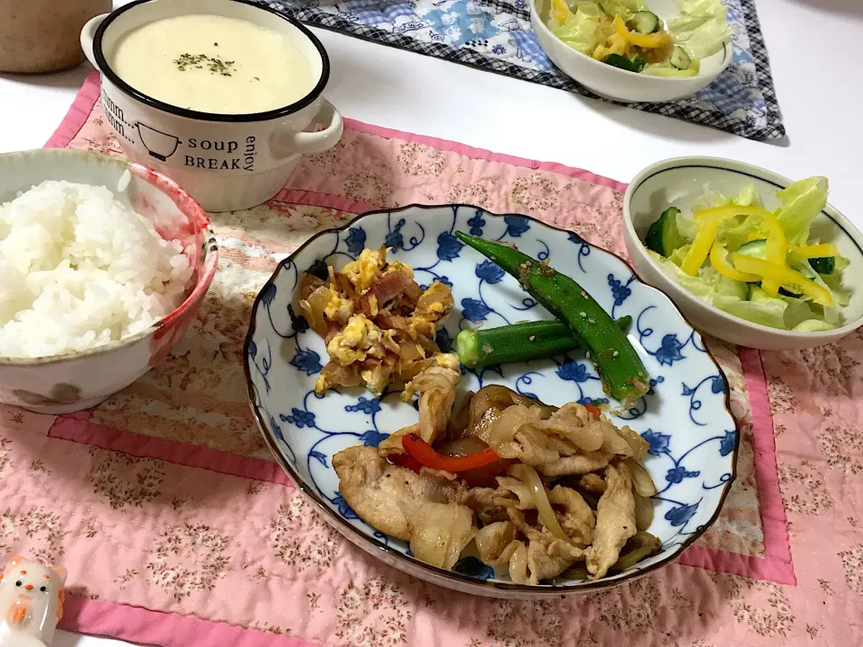 焼肉とじゃがいものポタージュ|えりちゃんさん