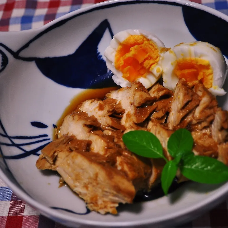 Snapdishの料理写真:祝500🎉簡単！ほったらかしの鶏チャーシュー|cocco+さん