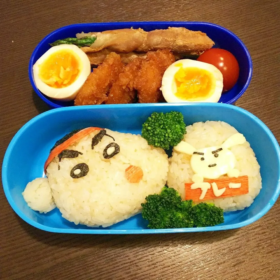 Snapdishの料理写真:クレヨンしんちゃん運動会弁当🍱|Rieさん