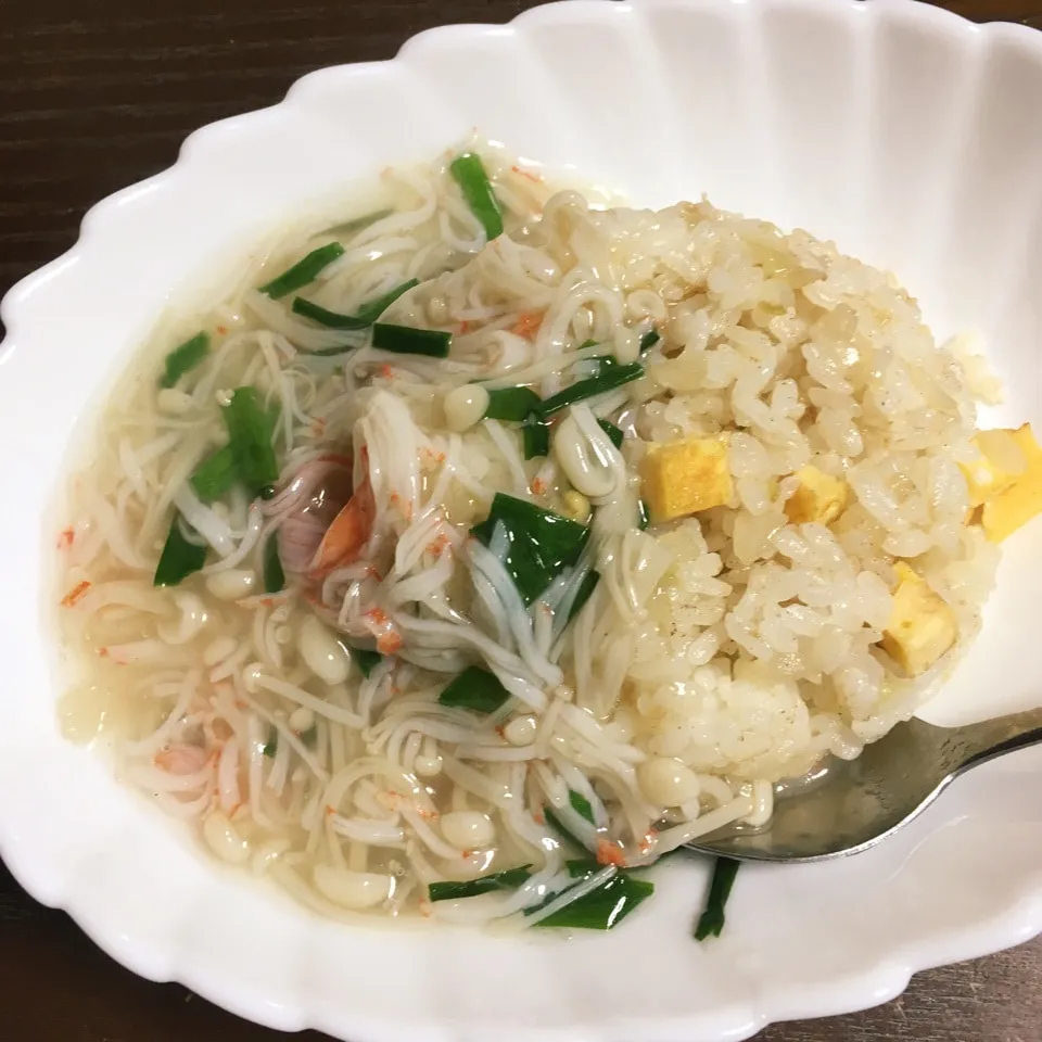 Snapdishの料理写真:かおちゃんのあんかけチャーハン|TOMOさん