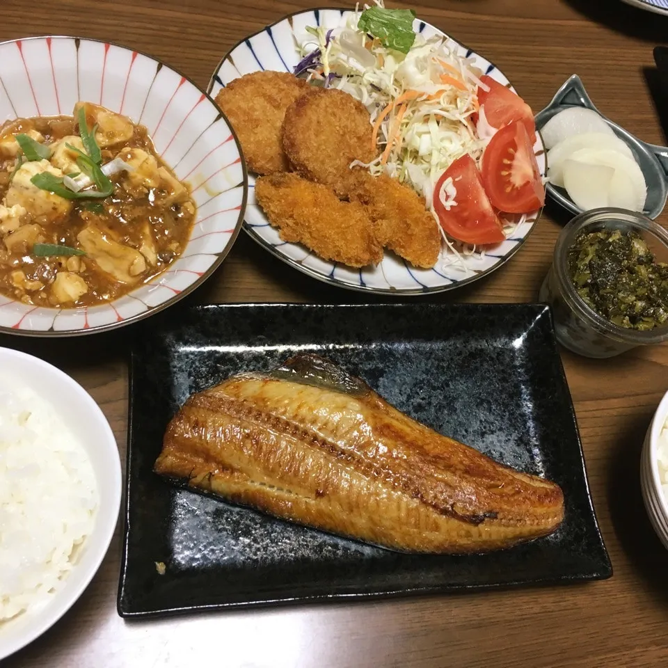 Snapdishの料理写真:晩御飯(ᵔᴥᵔ)|しろくまさん