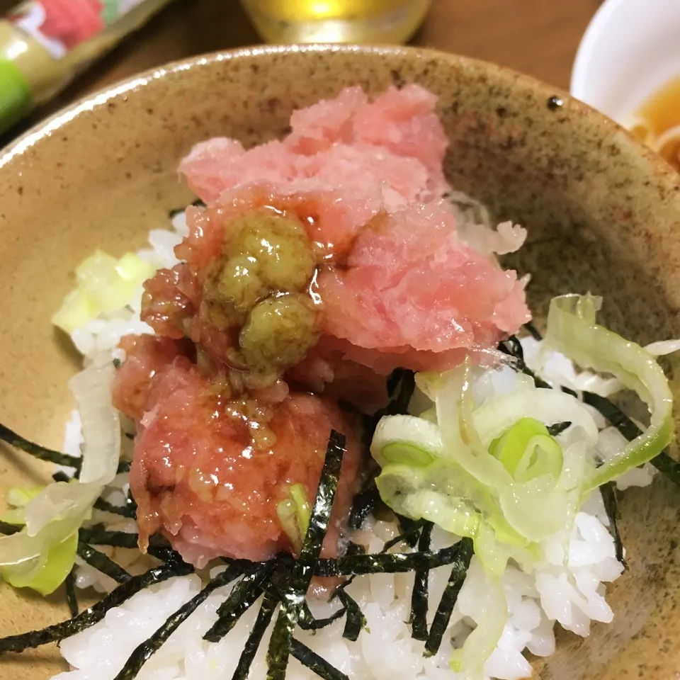 ネギトロ丼|しろくまさん