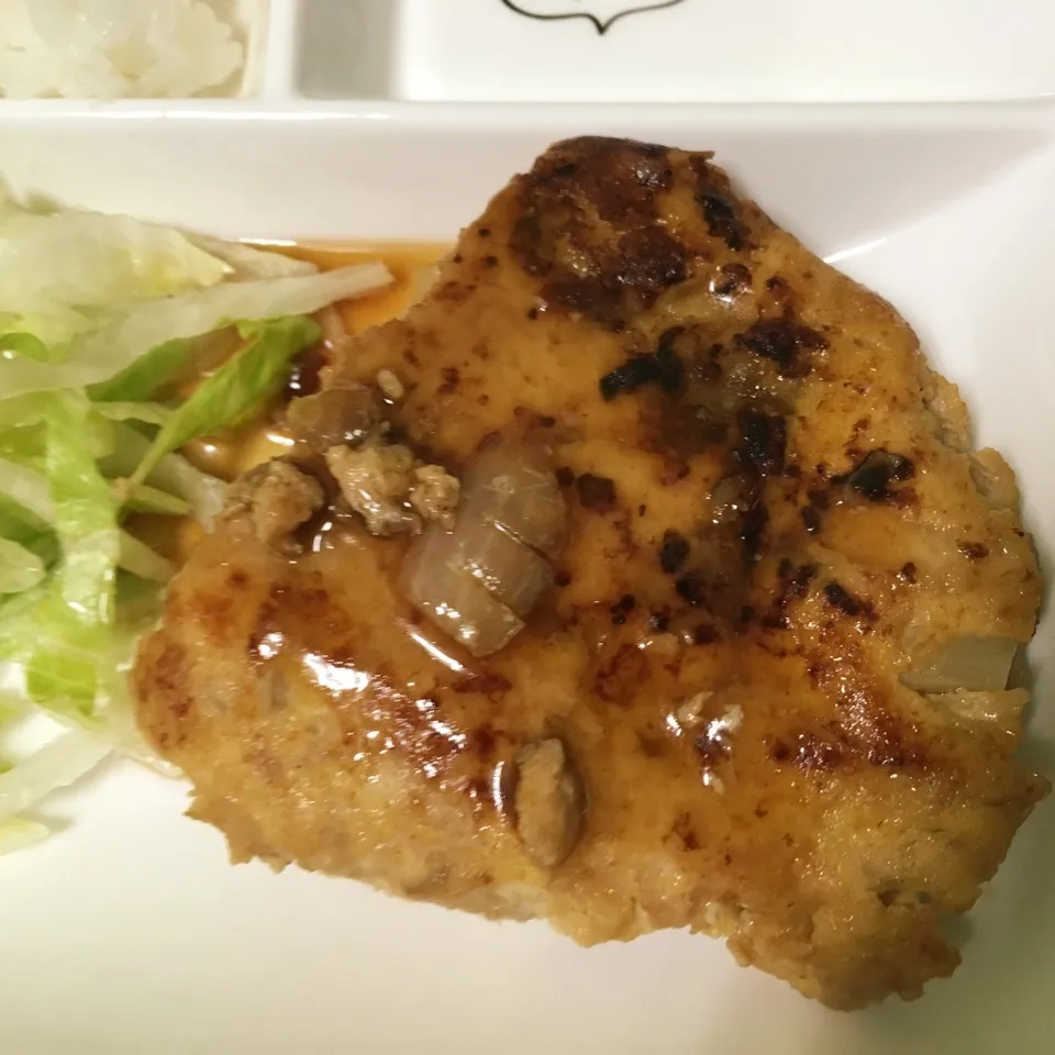 豆腐つくねバーグ|しろくまさん