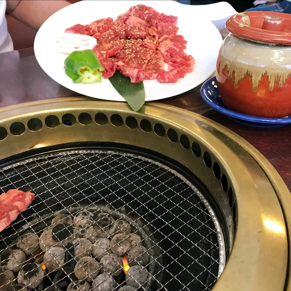 パパと焼肉〜〜🥩|ビーグルさん