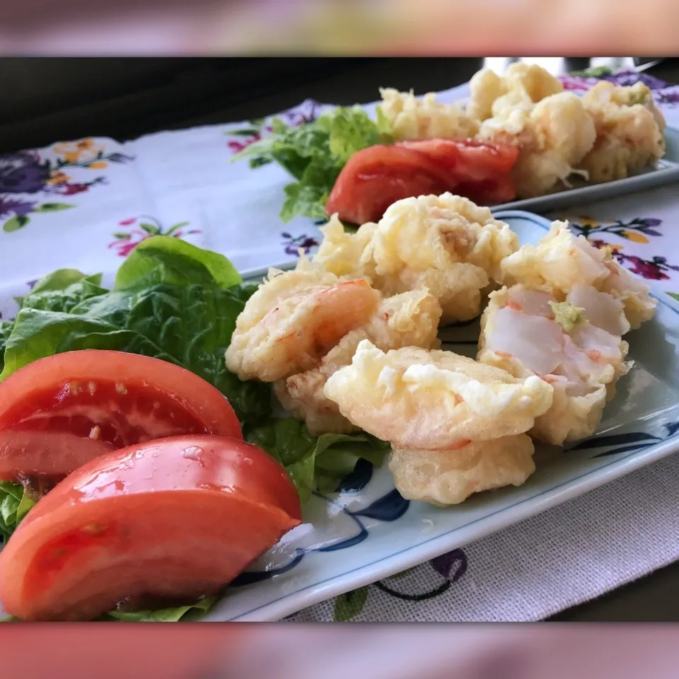 Snapdishの料理写真:大胆すぎる挑戦☆料理人近藤さんの天ぷら風|ビーグルさん