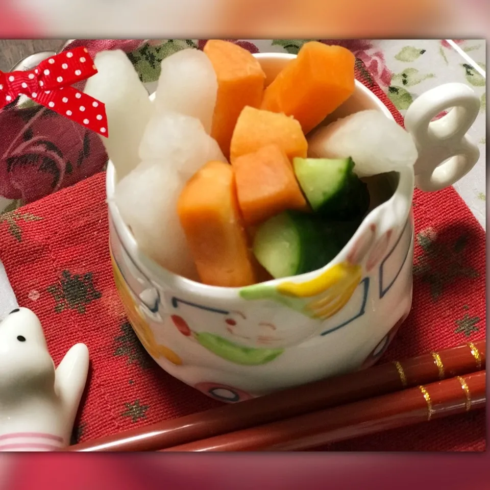 Snapdishの料理写真:野菜スティックのディップ🥕|ビーグルさん