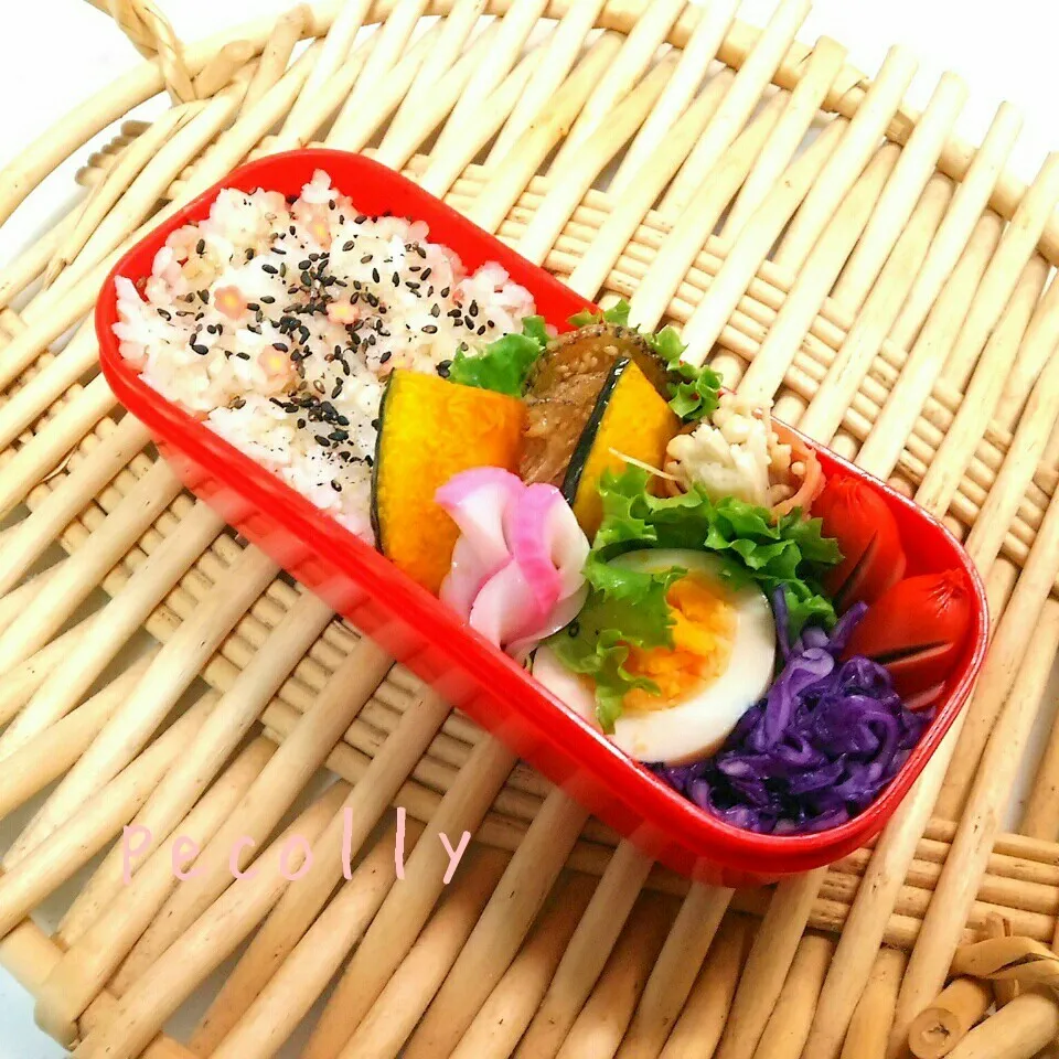 昨日のお弁当～えのきのベーコン巻き|kanakoさん