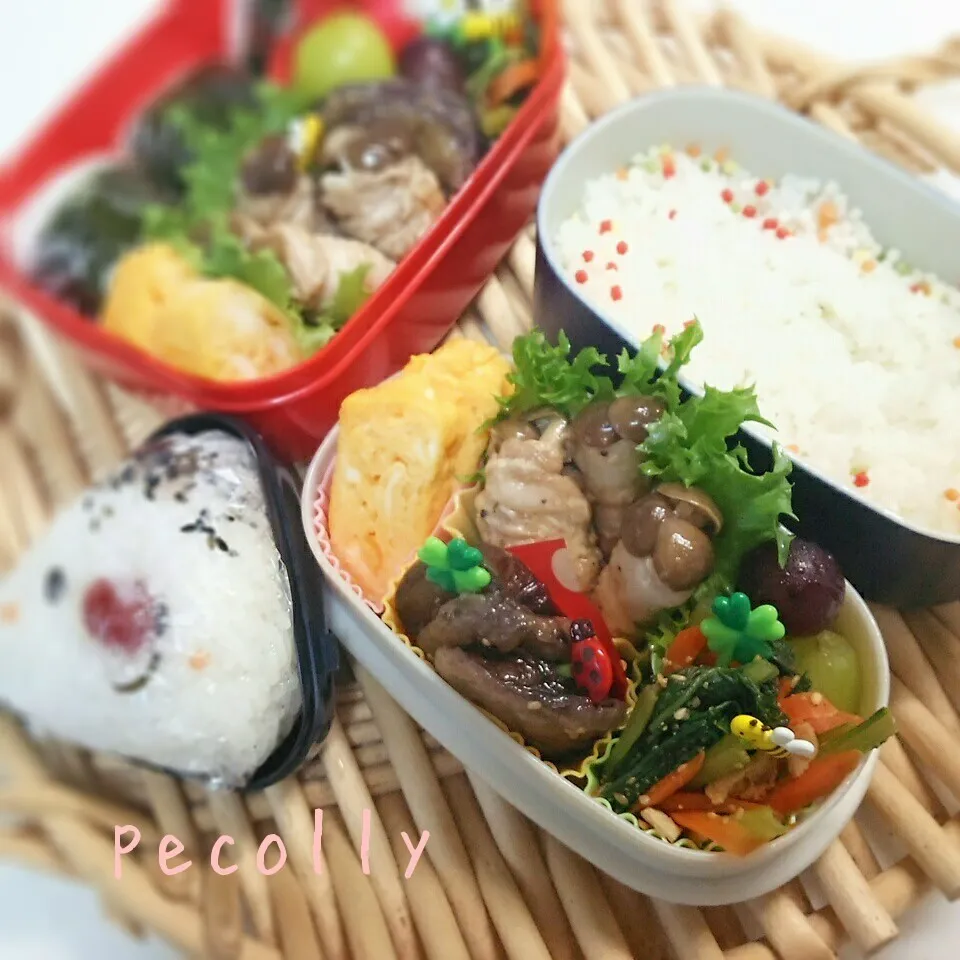 シメジの豚ロース巻き弁当|kanakoさん