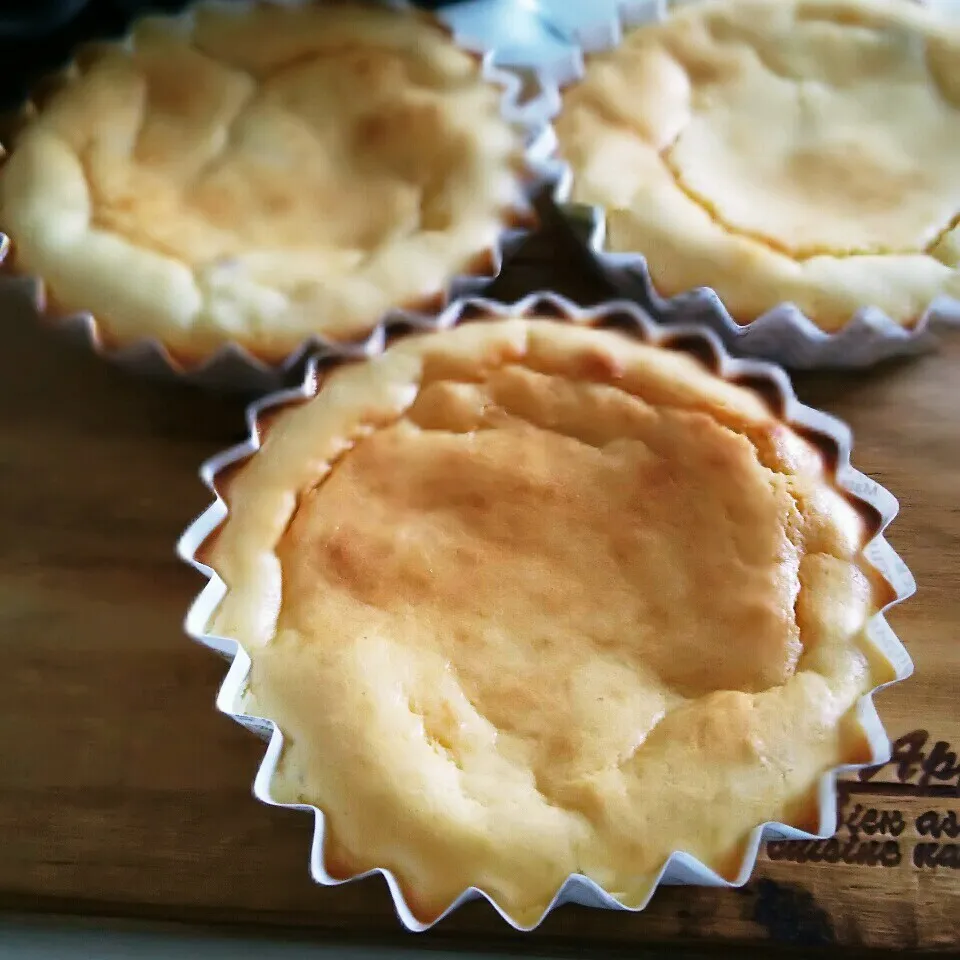 Snapdishの料理写真:さつま芋🍠チーズケーキ|あずきさん