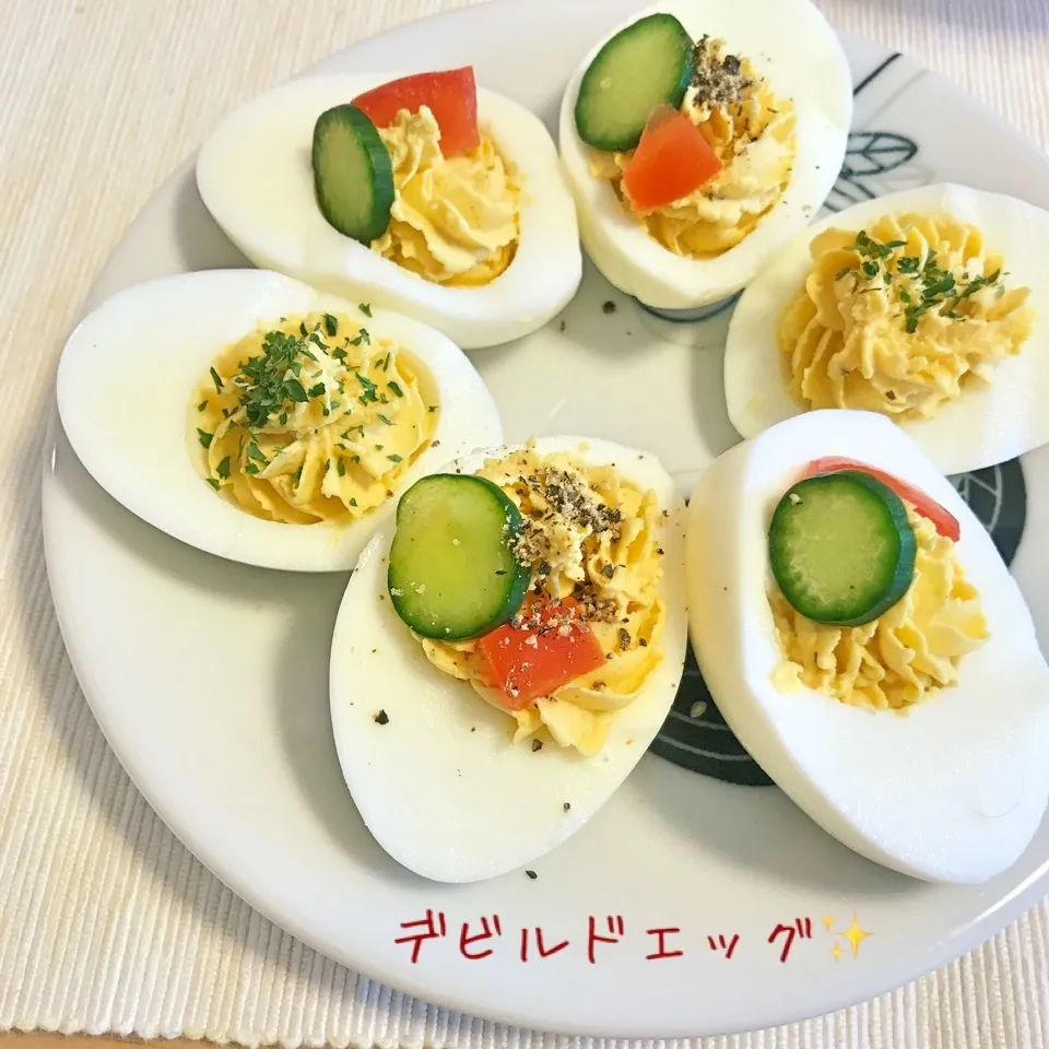 Snapdishの料理写真:イースターに！ デビルドエッグ☆|やにゃさん