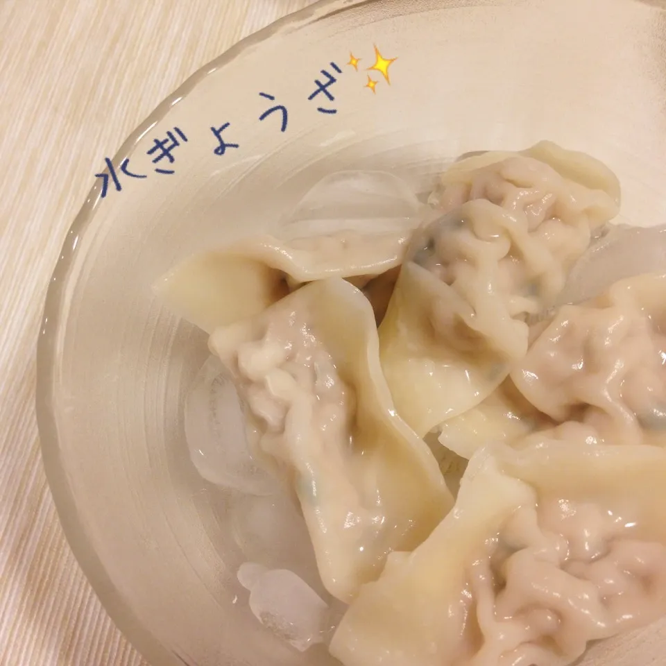 かおチャンさんの、豆腐と梅の冷やし水餃子☆|やにゃさん