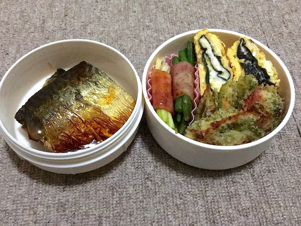 Snapdishの料理写真:旦那ちゃん弁当🎵|ちゃびきゅさん