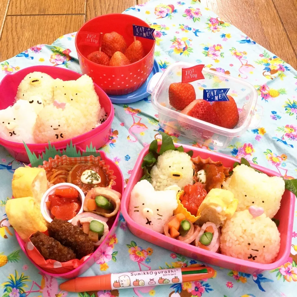 すみっこぐらしのお弁当♪新学期☆スタート☆|Harumiさん