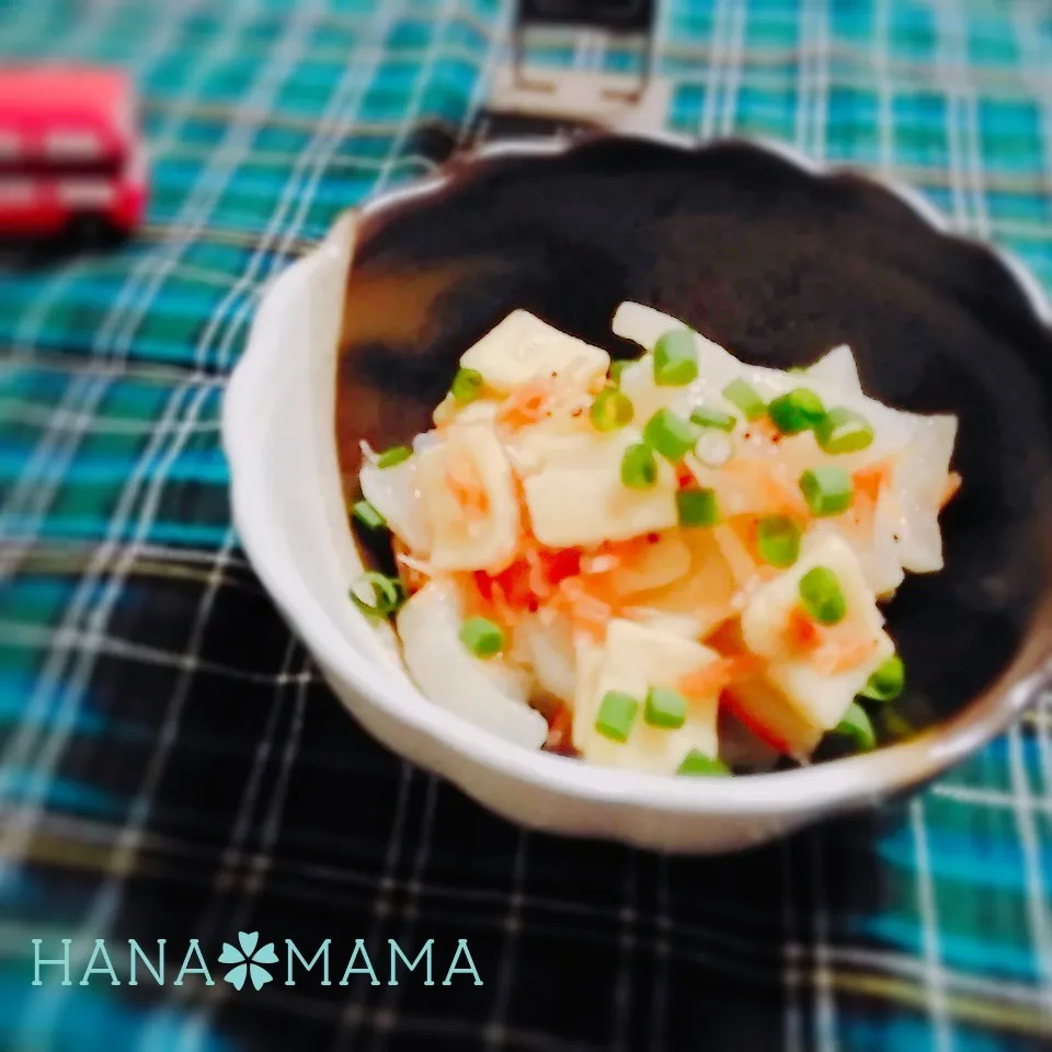 Snapdishの料理写真:レンジで♡大根と高野豆腐の中華煮|花ママさん