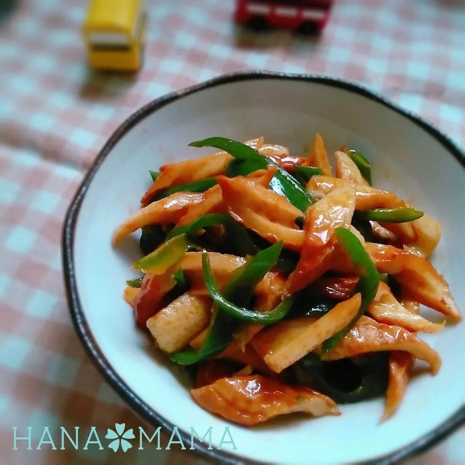 まねっこ♡オイスターとちくわの炒め物|花ママさん