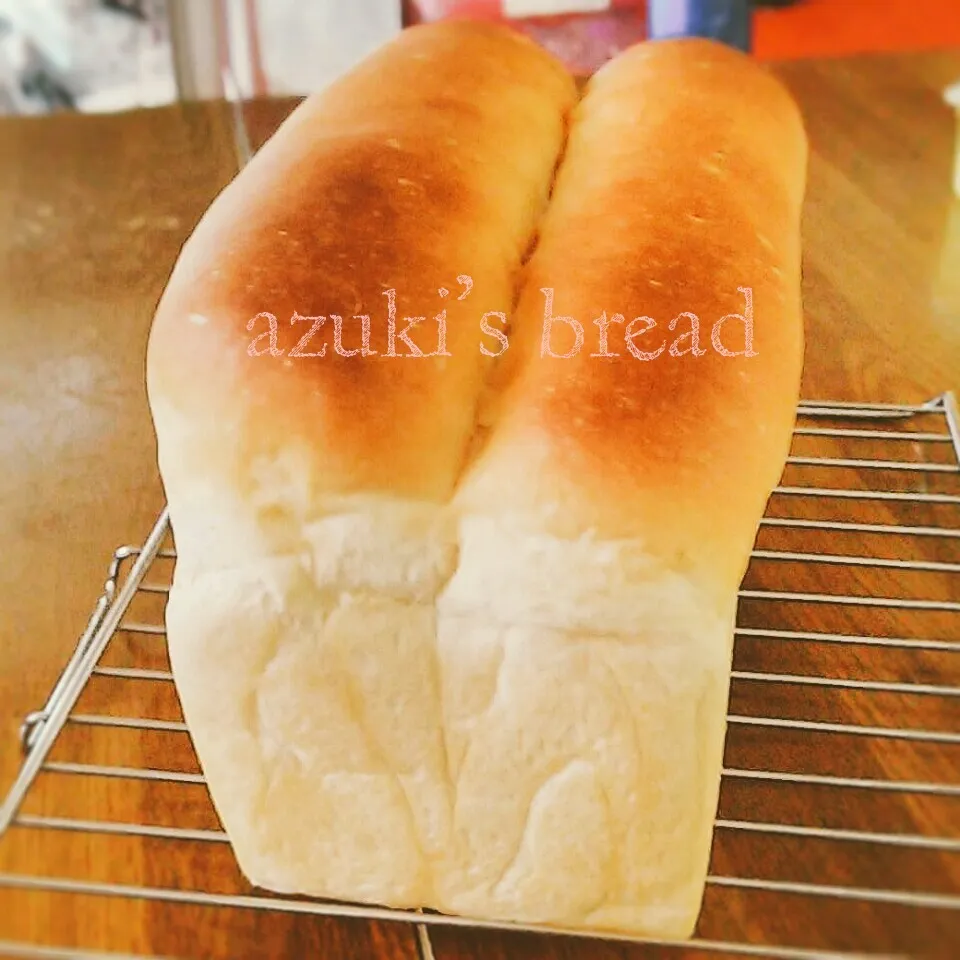 湯種ぶちゃいく〇ブルソフト風食パン(^^♪|あずきさん