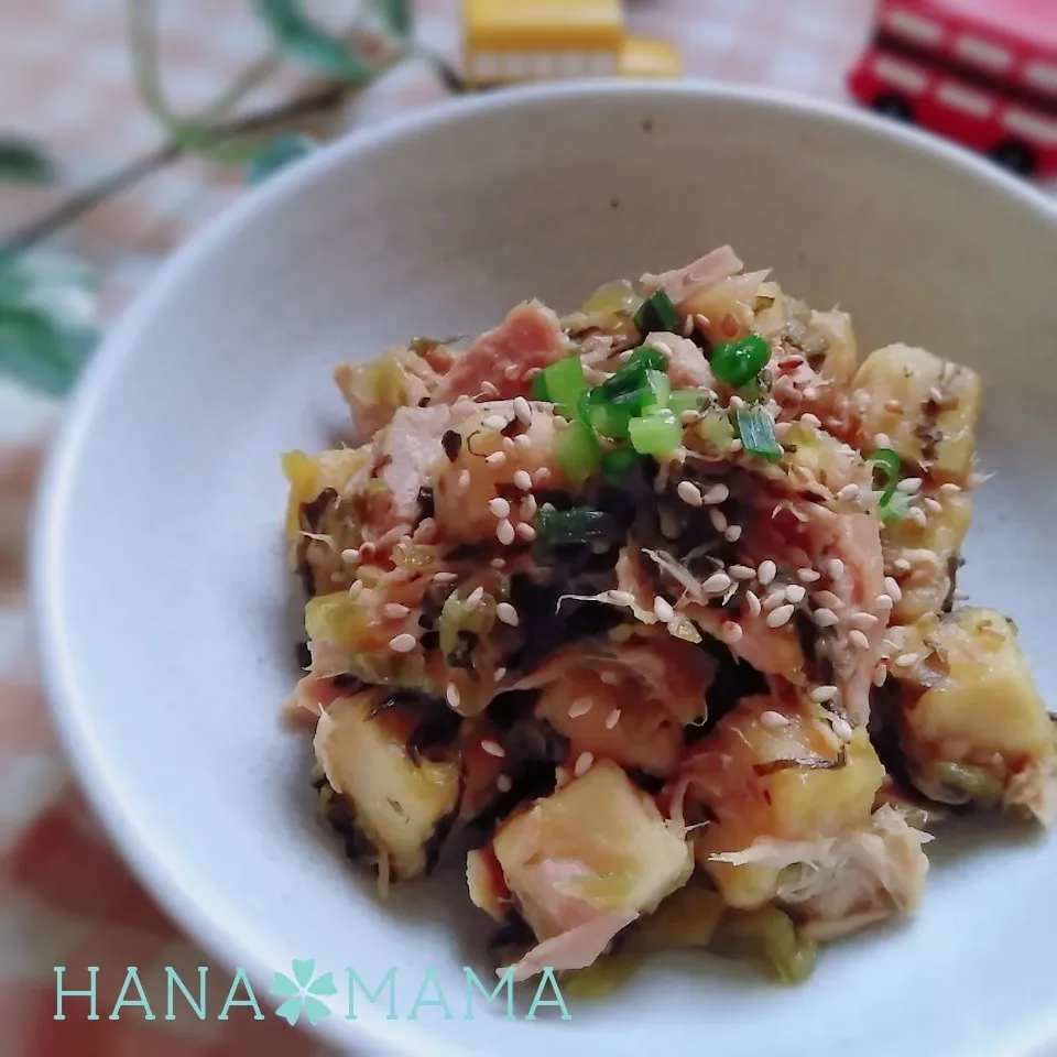 高菜と高野豆腐♡ツナ胡麻炒め|花ママさん