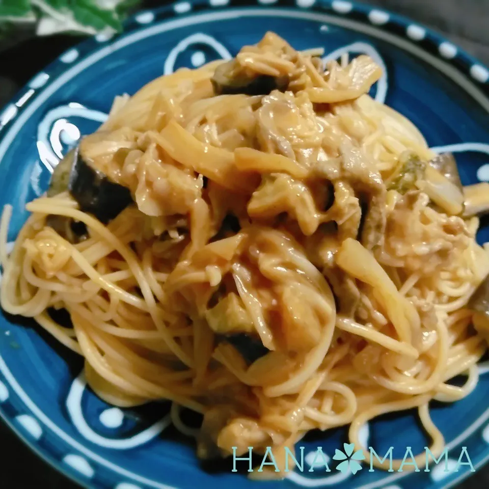 ラグーソースだった😅豚こまでパスタ|花ママさん