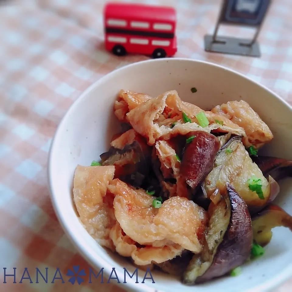 甘辛♡ご飯にピッタリ♪茄子と油揚げの揚げ浸し|花ママさん