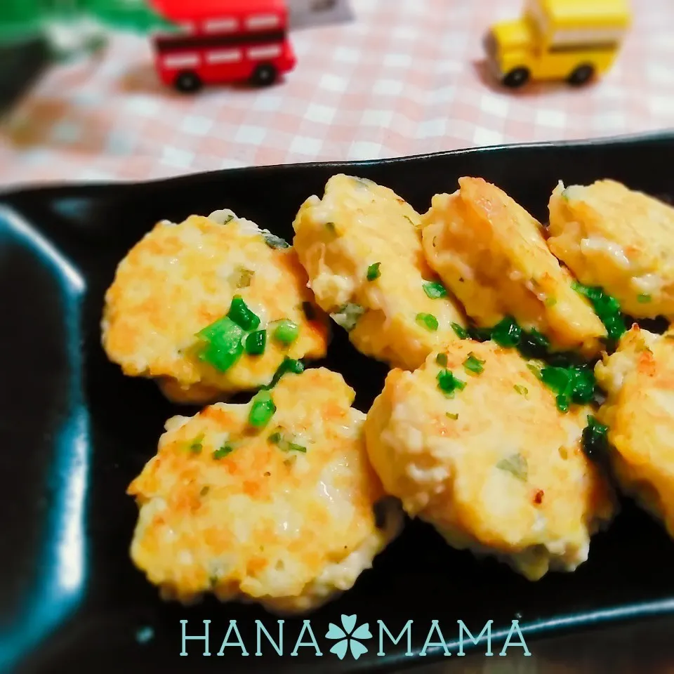 お豆腐と鶏胸ひき肉♡大葉INつくね|花ママさん