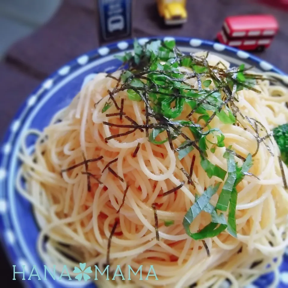 Snapdishの料理写真:山盛り♡明太子パスタ|花ママさん