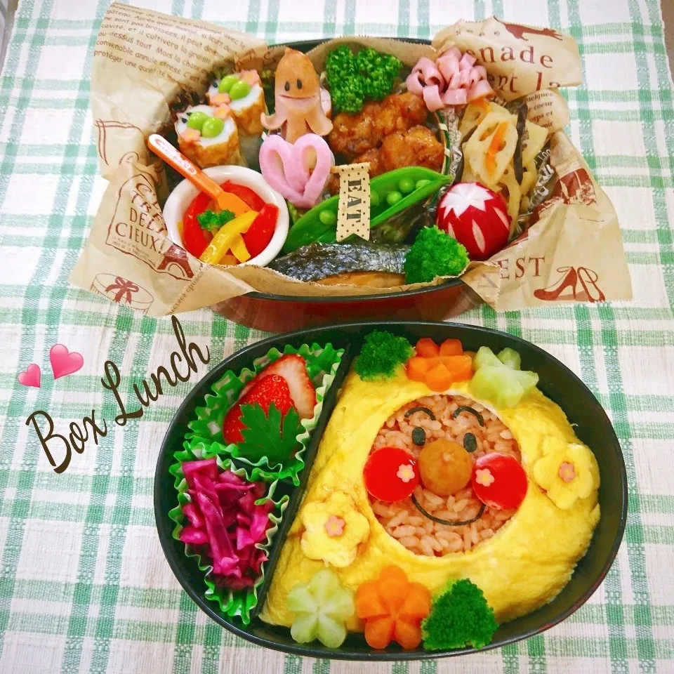 夫弁当♪初キャラ弁〜笑|Kaorinboさん