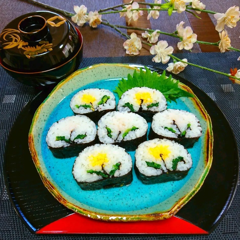 花巻き寿司🌷春ですね〜🌸うぐいすオジサン健在！|Kaorinboさん