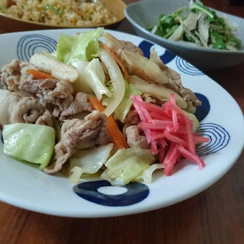 お好み焼き風肉野菜炒め|まりおさん