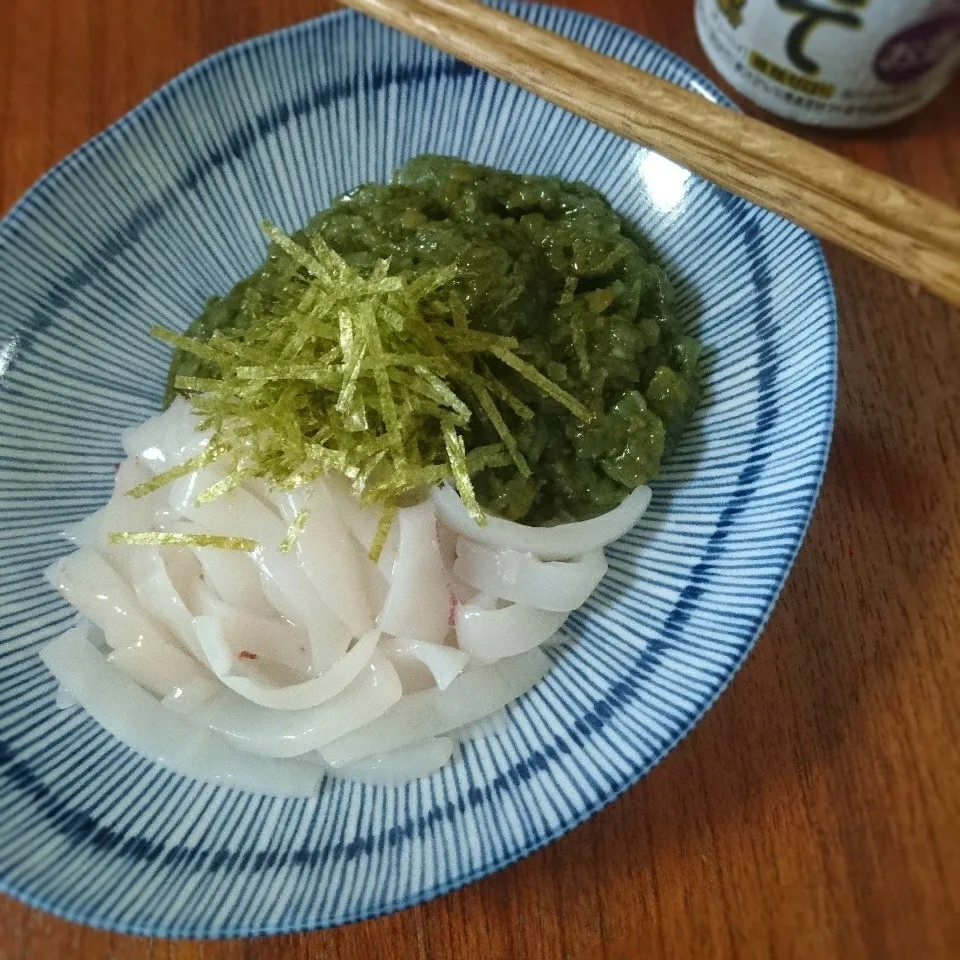 Snapdishの料理写真:イカめかぶ|まりおさん