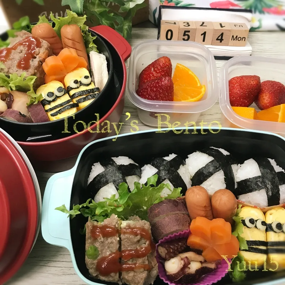 Snapdishの料理写真:5/14.。.:*☆女子高生＆自分Bento☆|ゆうさん