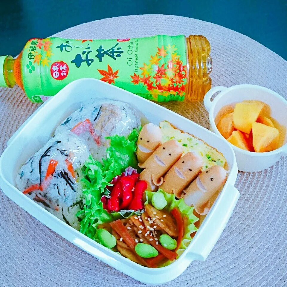 Snapdishの料理写真:10月18日 息子弁当|bobbinさん