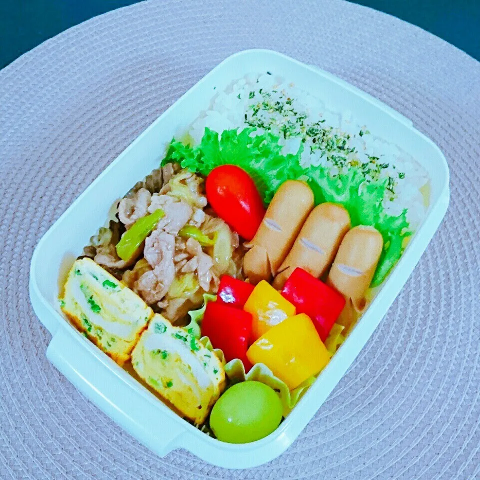 Snapdishの料理写真:10月5日 息子弁当|bobbinさん